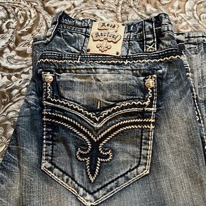 Rock Revival Jeans; Size 40; Washed Denim
